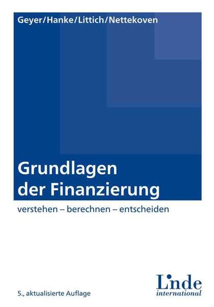 Grundlagen der Finanzierung Law