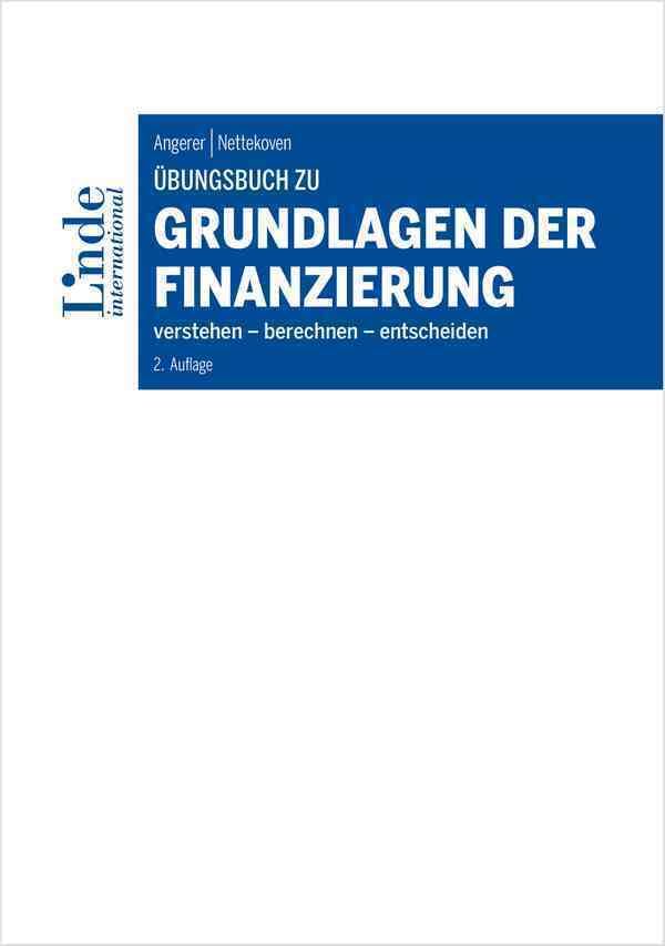 Übungsbuch zu Grundlagen der Finanzierung Law