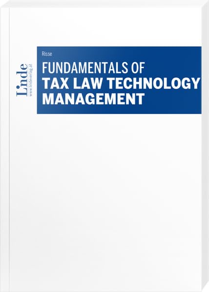 Fundamentals of Tax Law Technology Management Law