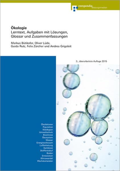 Ökologie: Lerntext, Aufgaben mit Lösungen, Glossar und Zusammenfassungen (Biologie) Professional & Reference Books