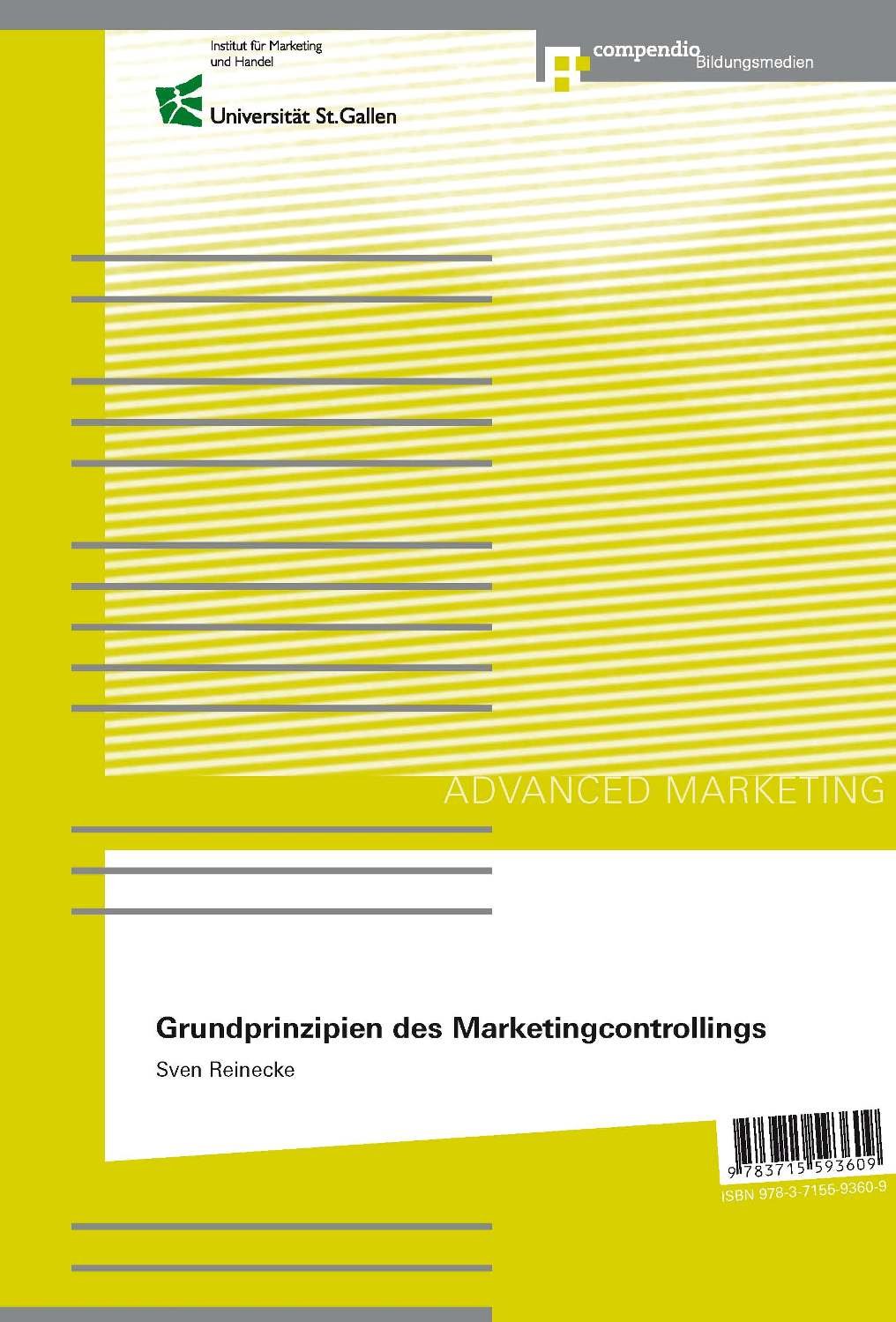Grundprinzipien des Marketingcontrollings - Principles of Marketing Management Control Law