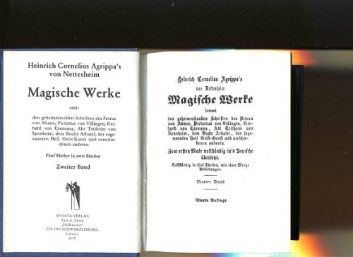 Magische Werke samt den geheimnisvollen Schriften des Petrus von Abano, Pictorius von Villingen, Gerhard von Cremona, Abt Tritheim von Sponheim, dem Buche Arbatel, der sogenannten Heil. Geist-Kunst und verschiedenen anderen. 5 Bücher in 2 Bänden Books