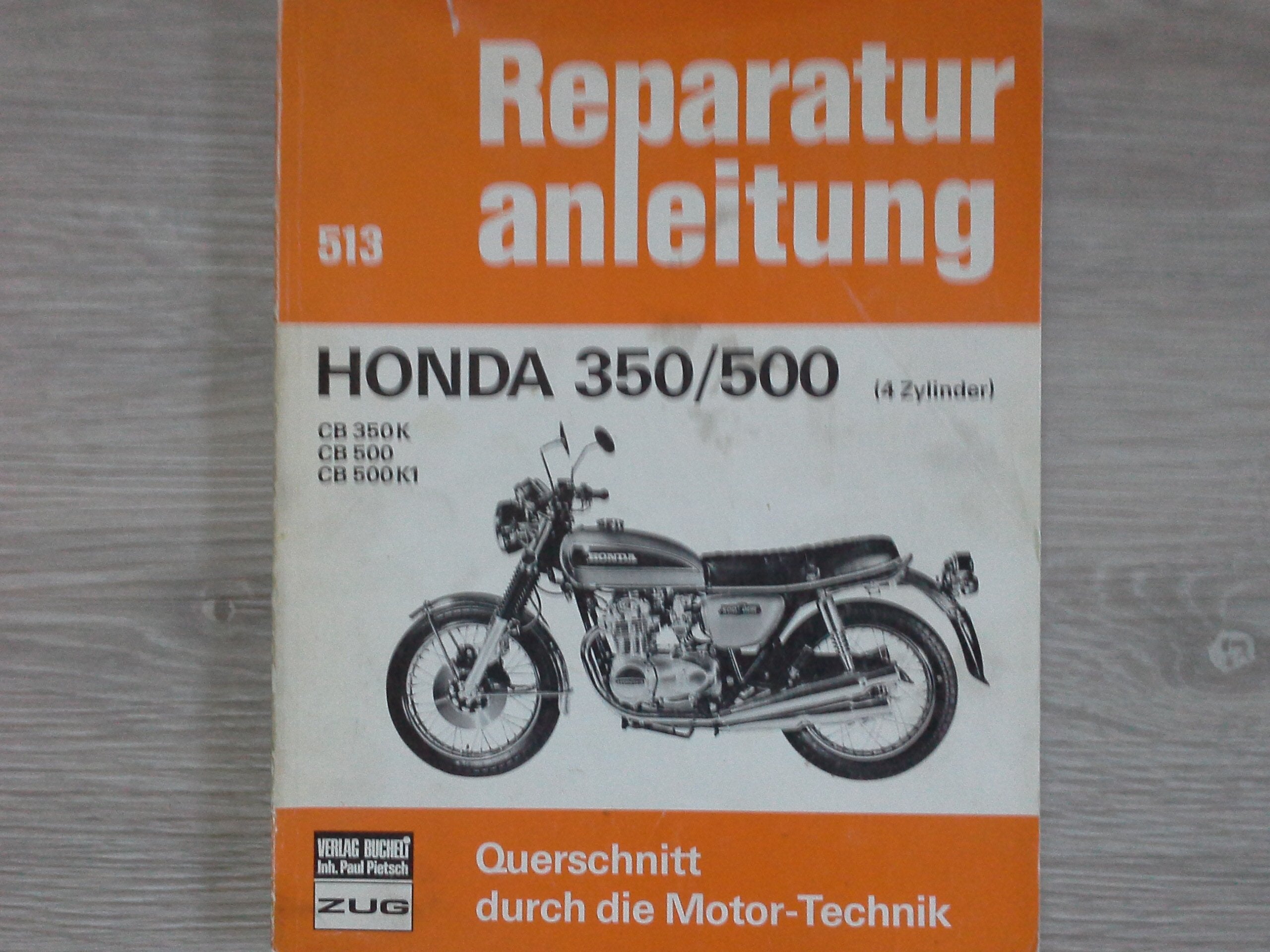 Honda CB 350/500 (4 Zylinder) ab 1971. Modelle CB 350K, CB 500, CB 500K1 Books