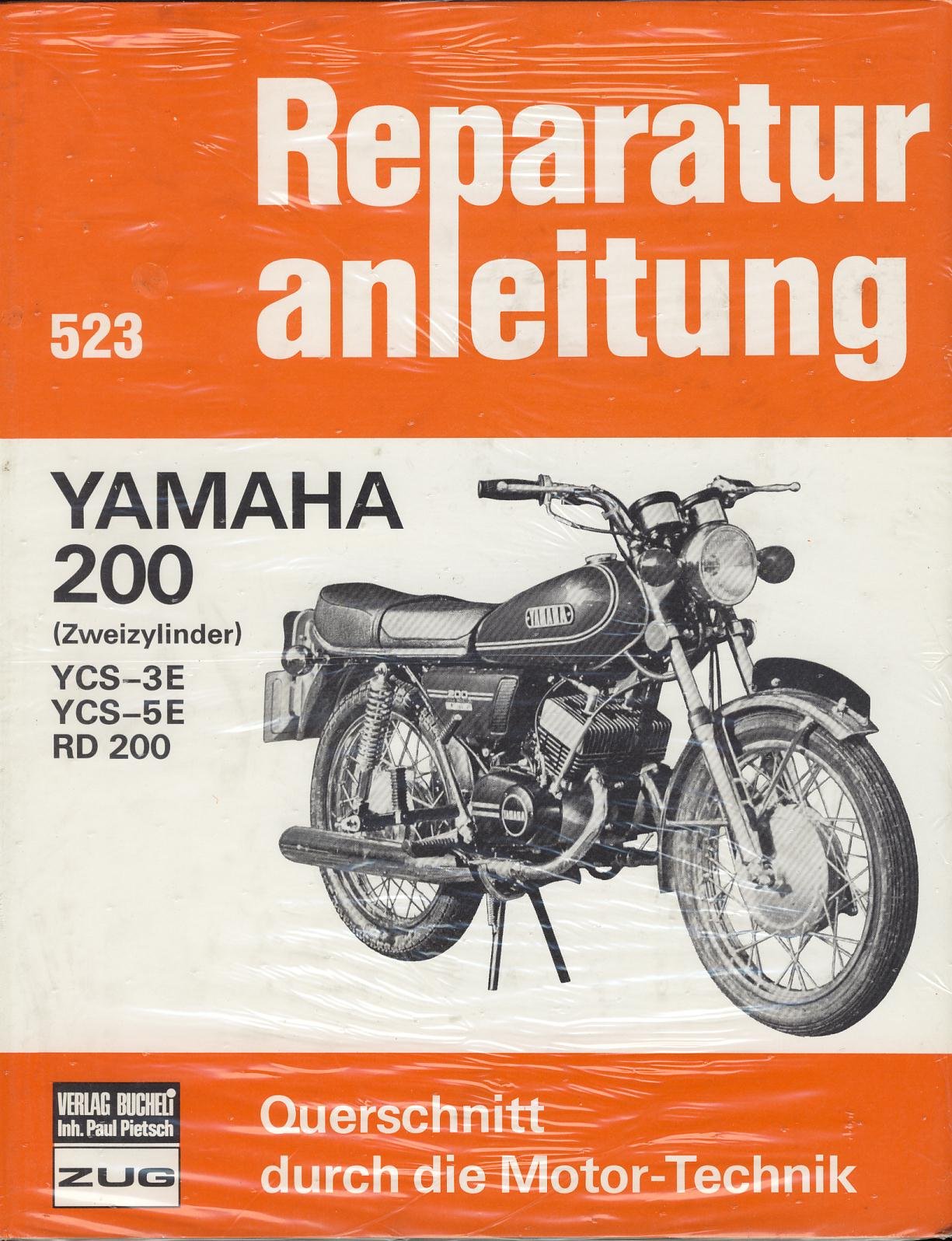Yamaha 200: (Zweizylinder) YCS-3 E / YCS-5 E / RD 200 // Reprint der 5. Auflage 1978 (Reparaturanleitungen) Leisure, Home & Garden