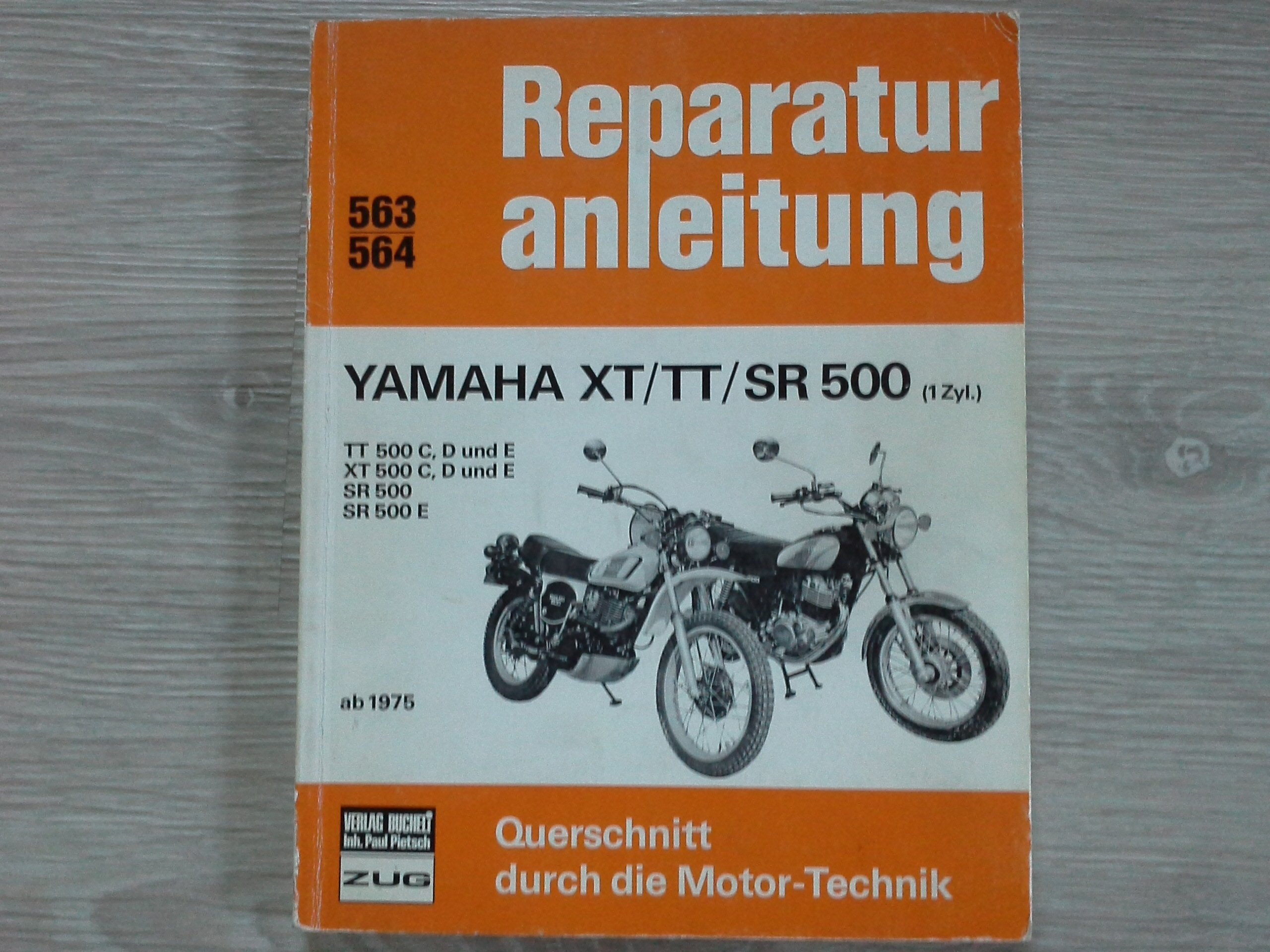 Yamaha XT / TT / SR 500 (1 Zyl.) ab 1975 bis 1979: TT und XT 500 C,D,E // SR 500, 500E // Reprint der 9. Auflage 1986 (Reparaturanleitungen) Leisure, Home & Garden
