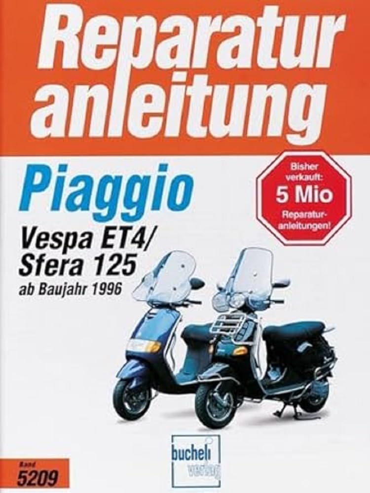Piaggio Sfera 125/Vespa ET 4 ab Baujahr 1996 Leisure, Home & Garden
