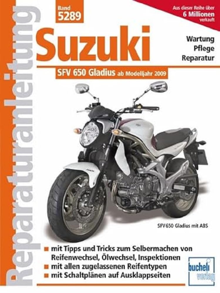 Suzuki Gladius 650 ccm V2 neues Modell book