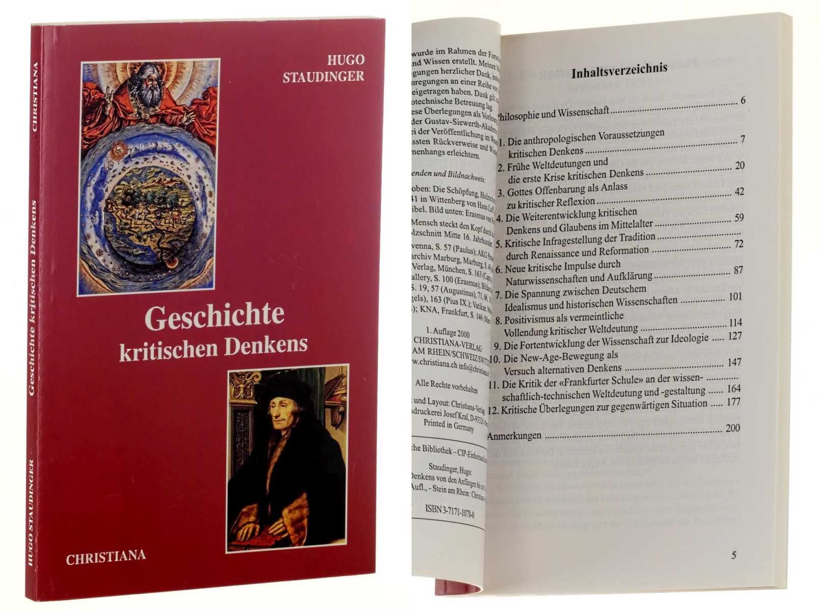 Geschichte kritischen Denkens von den Anfängen bis zur Gegenwart Philosophy