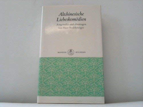Altchinesische Liebeskomödien Books