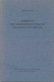 Lehrbuch der hebräischen Sprache des Alten Testaments : Neubearbeitung des "Hebräischen Schulbuchs" von Hollenberg-Budde. Politics & Society