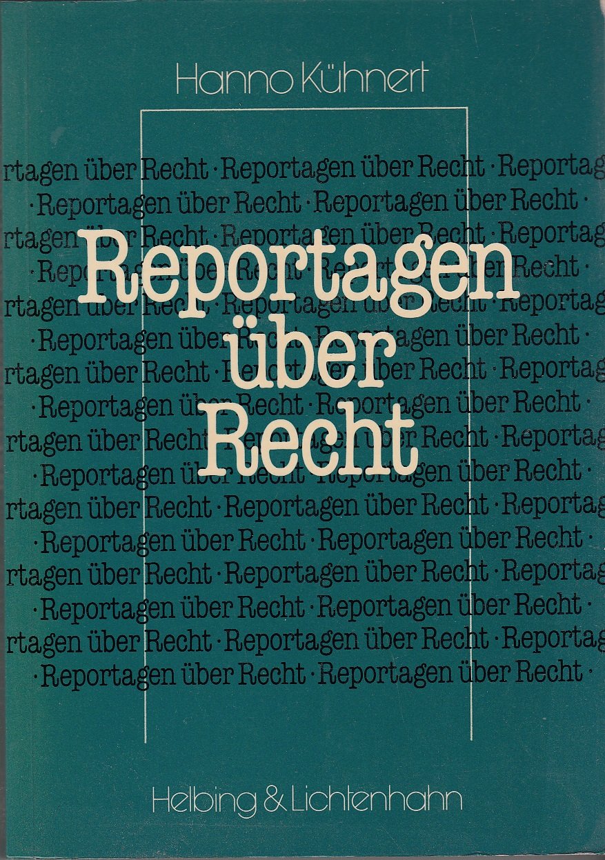 Reportagen über Recht Books