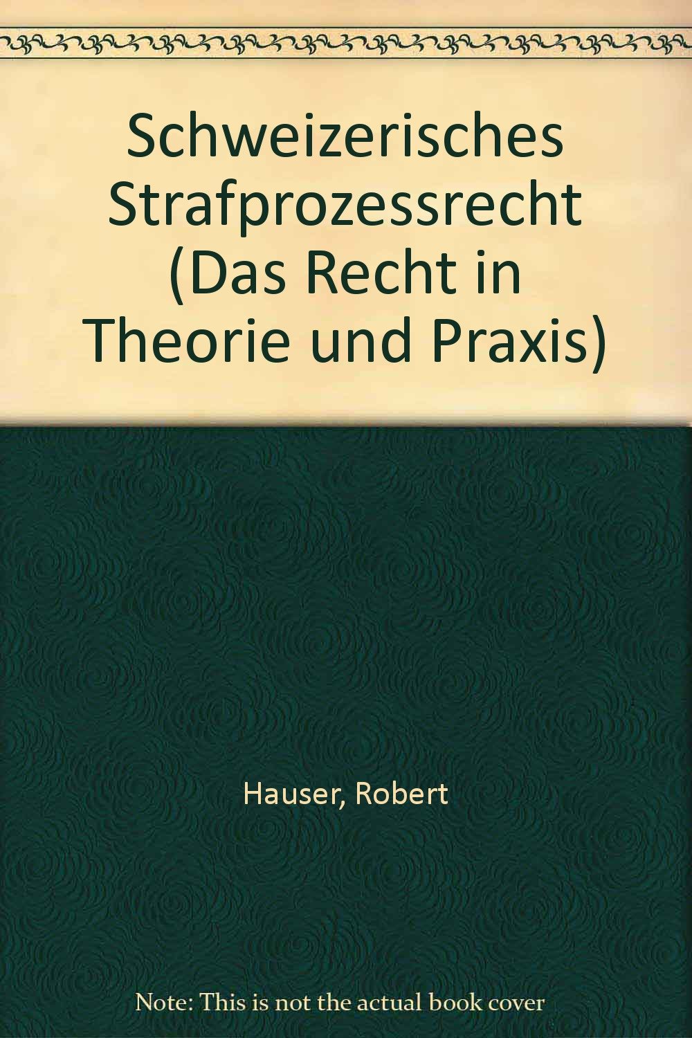 Schweizerisches Strafprozessrecht. Das Recht in Theorie und Praxis; book