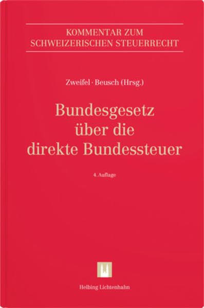 Bundesgesetz über die direkte Bundessteuer: DBG (Kommentar zum Schweizerischen Steuerrecht) Law