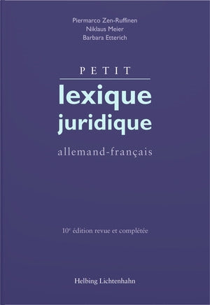 Petit lexique juridique : allemand-français book