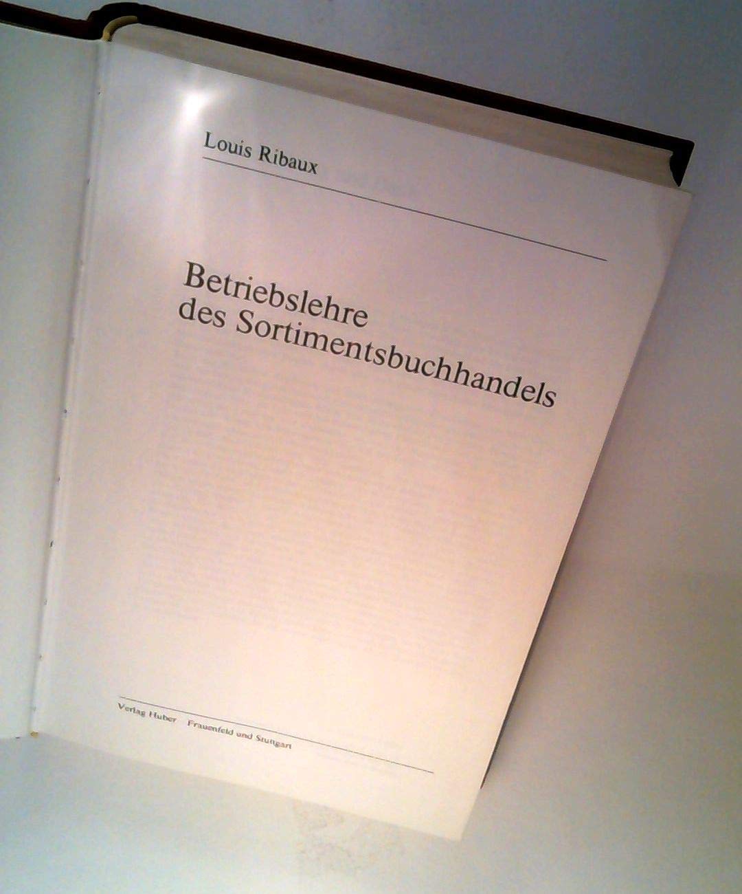 Betriebslehre des Sortimentsbuchhandels Books