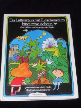 Ein Lattenzaun mit Zwischenraum hindurchzuschaun. Geschichten zum Vergnügen der Kinder Books