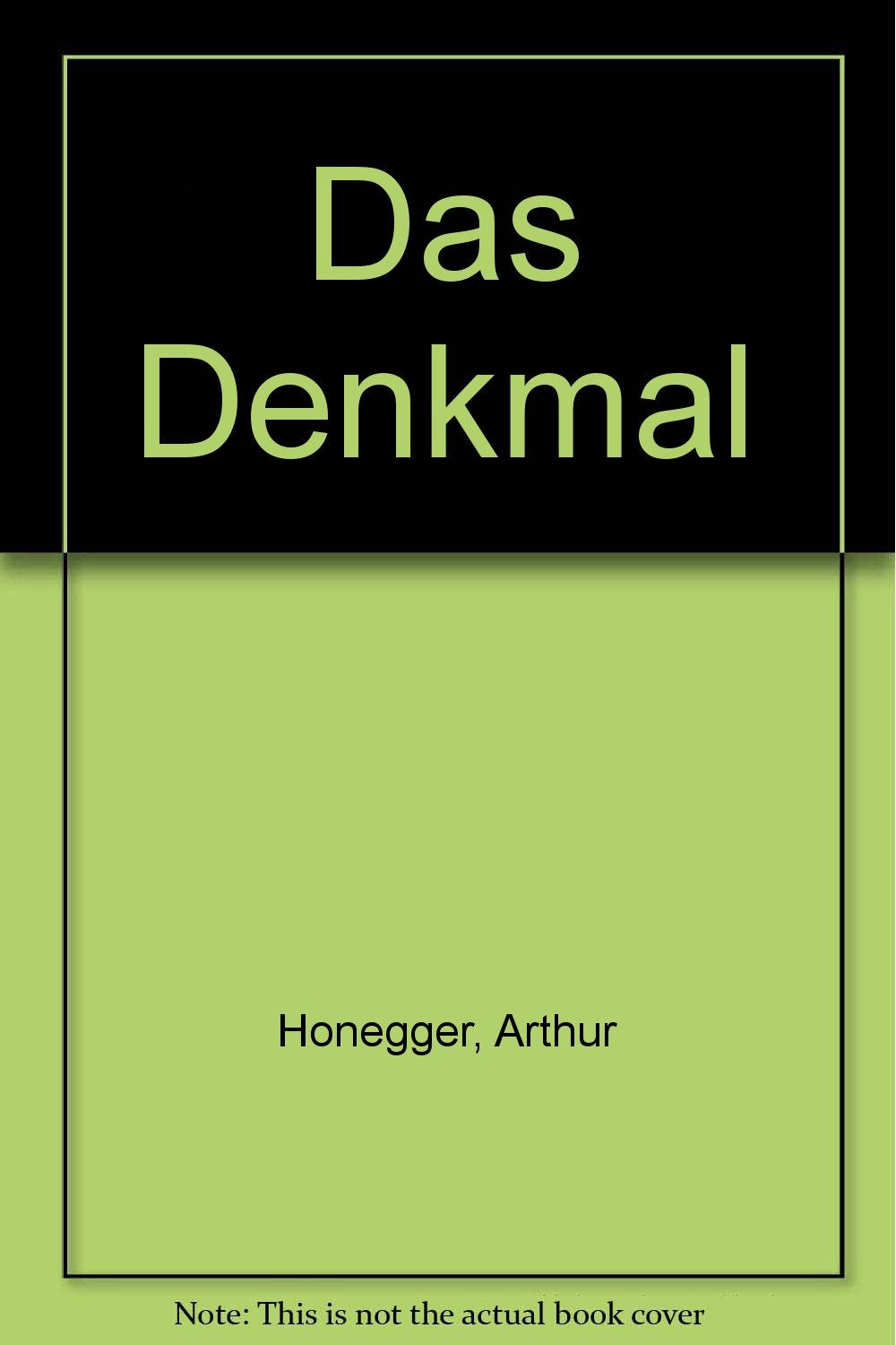 Das Denkmal Contemporary literature