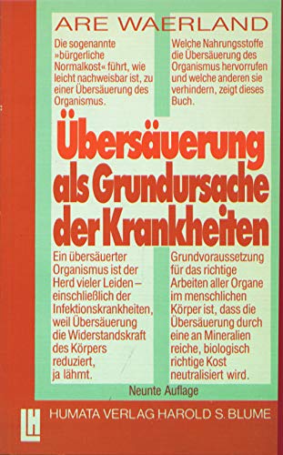 Übersäuerung als Grundursache der Krankheiten Medicine