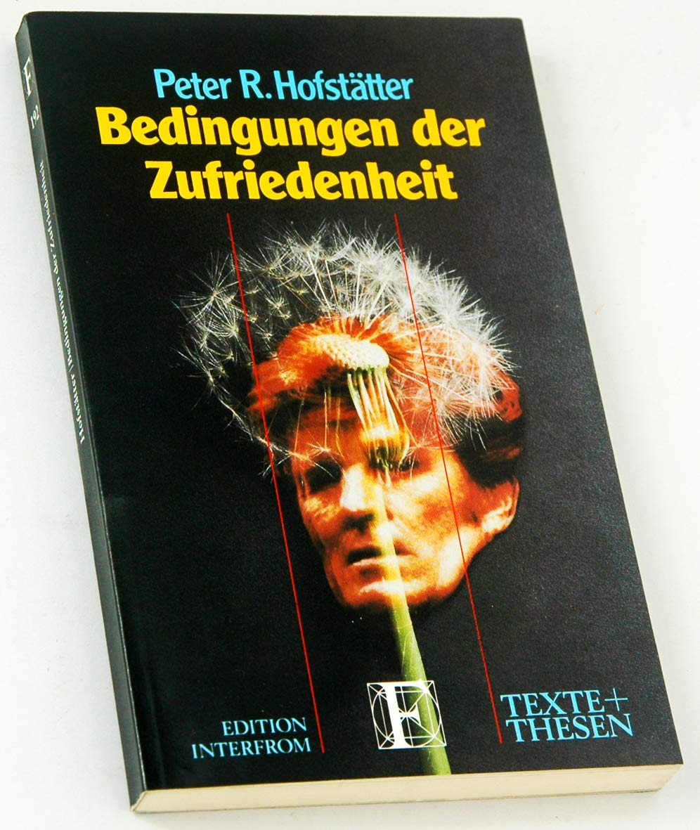 Bedingungen der Zufriedenheit Psychology