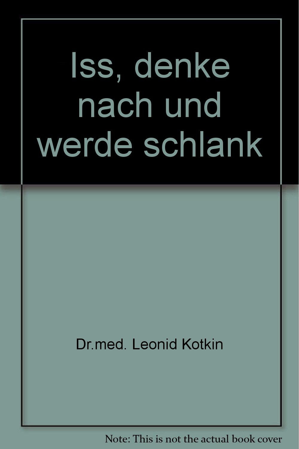 Product Image: Iss, denke nach und werde schlank - bk473