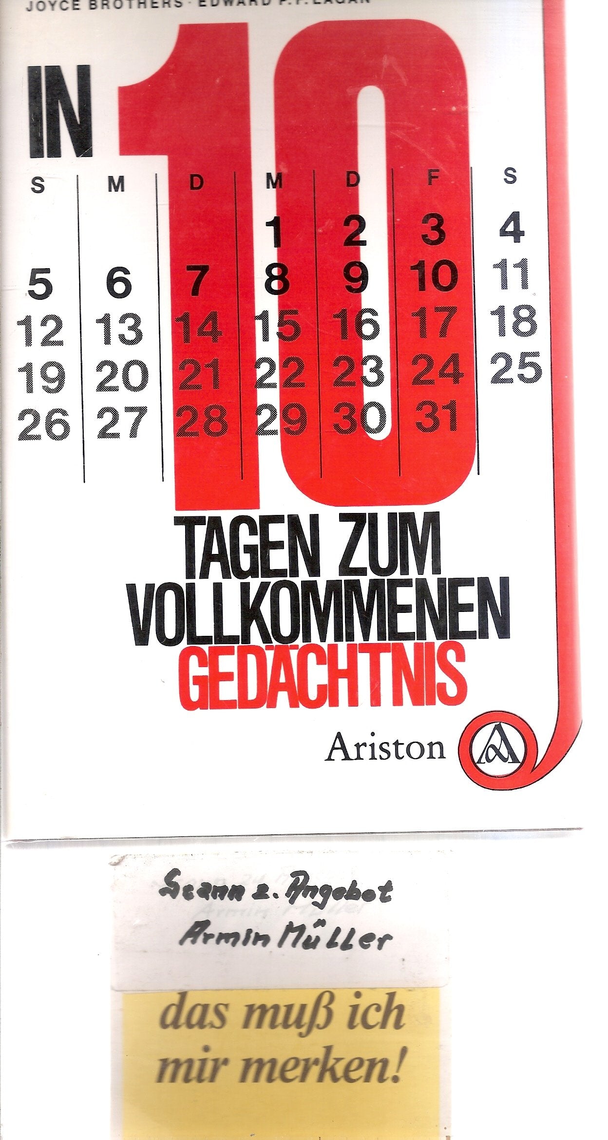 In 10 Tagen zum vollkommenen Gedächtnis Psychology