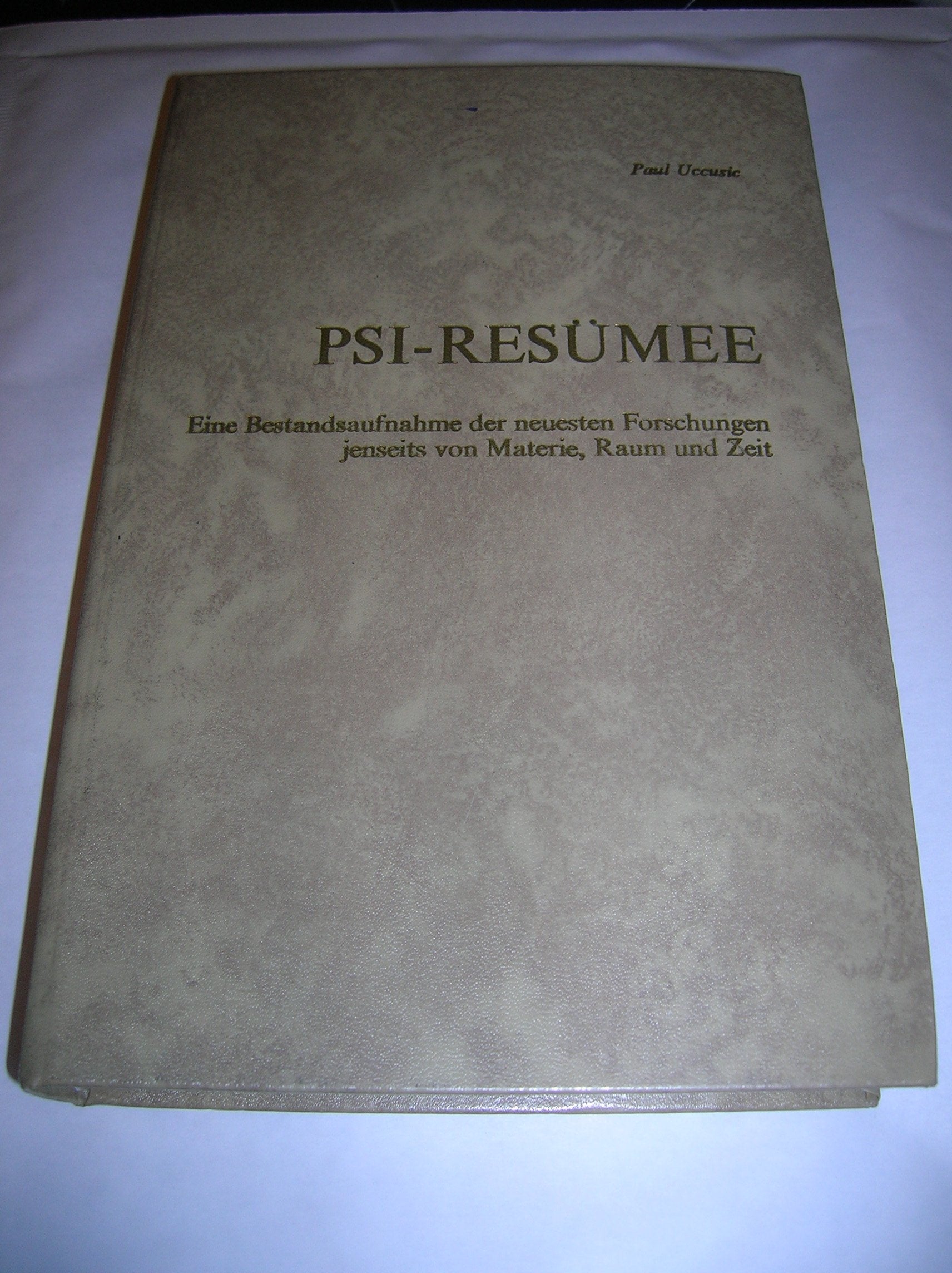 Psi - Resümee Psychology