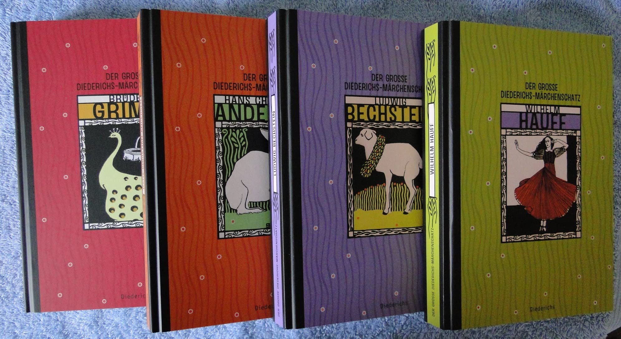 Der große Diederichs-Märchenschatz: Brüder Grimm, Hans Christian Andersen, Ludwig Bechstein, Wilhelm Hauff Fairy Tales & Legends