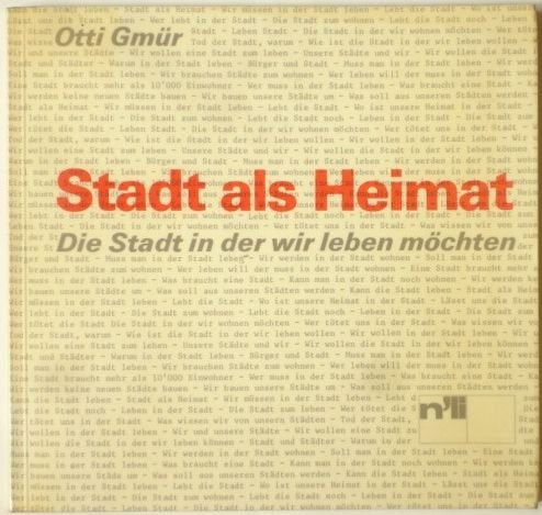 Stadt als Heimat: Die Stadt in der wir leben möchten Books