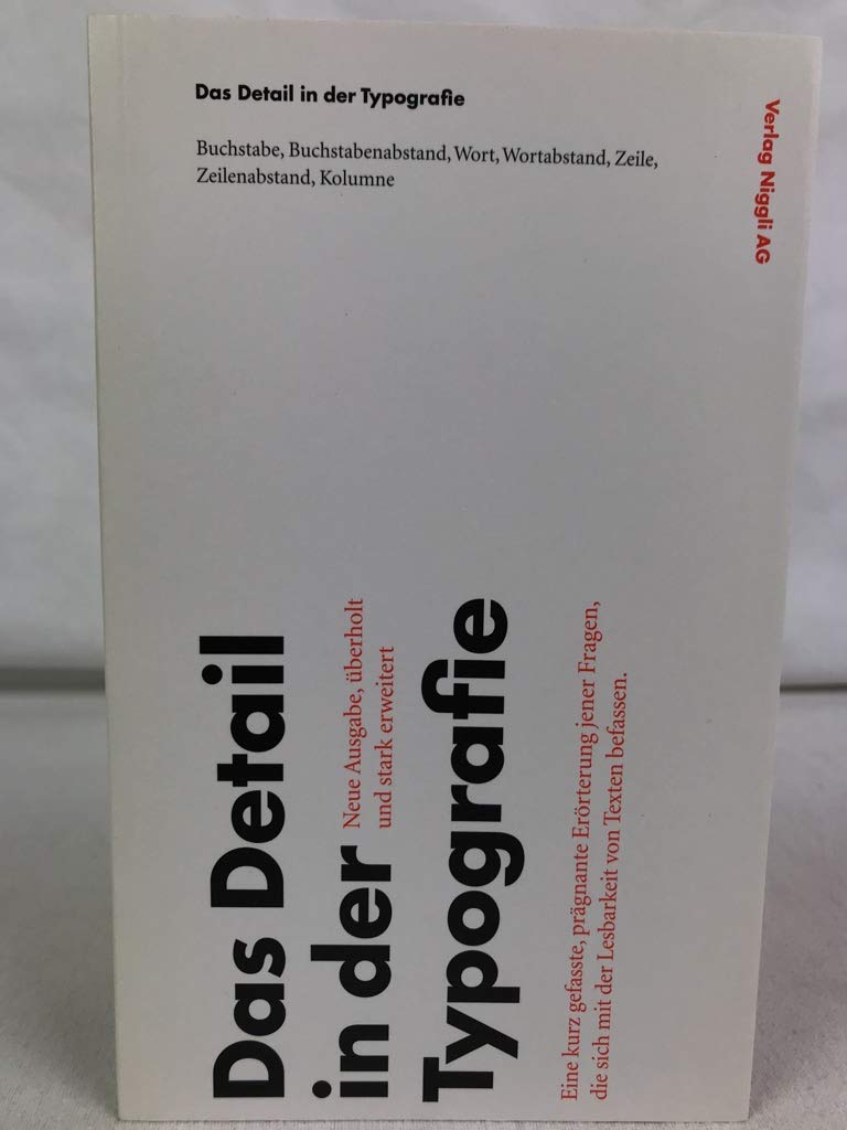 Das Detail in der Typografie Architecture