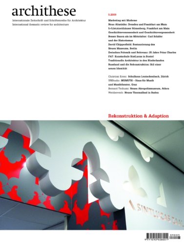 Archithese 5.2009: Rekonstruktion & Adaption Architecture