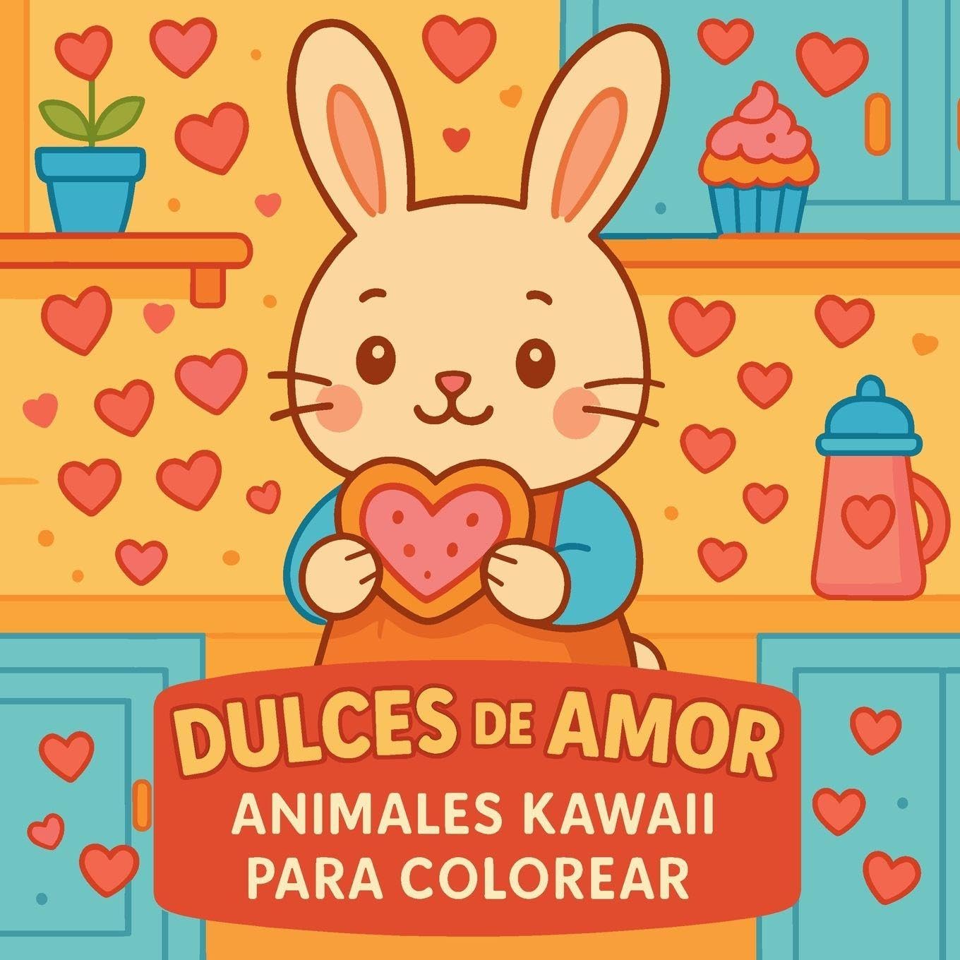 Dulces de amor - Animales kawaii para colorear Cooking & Enjoying