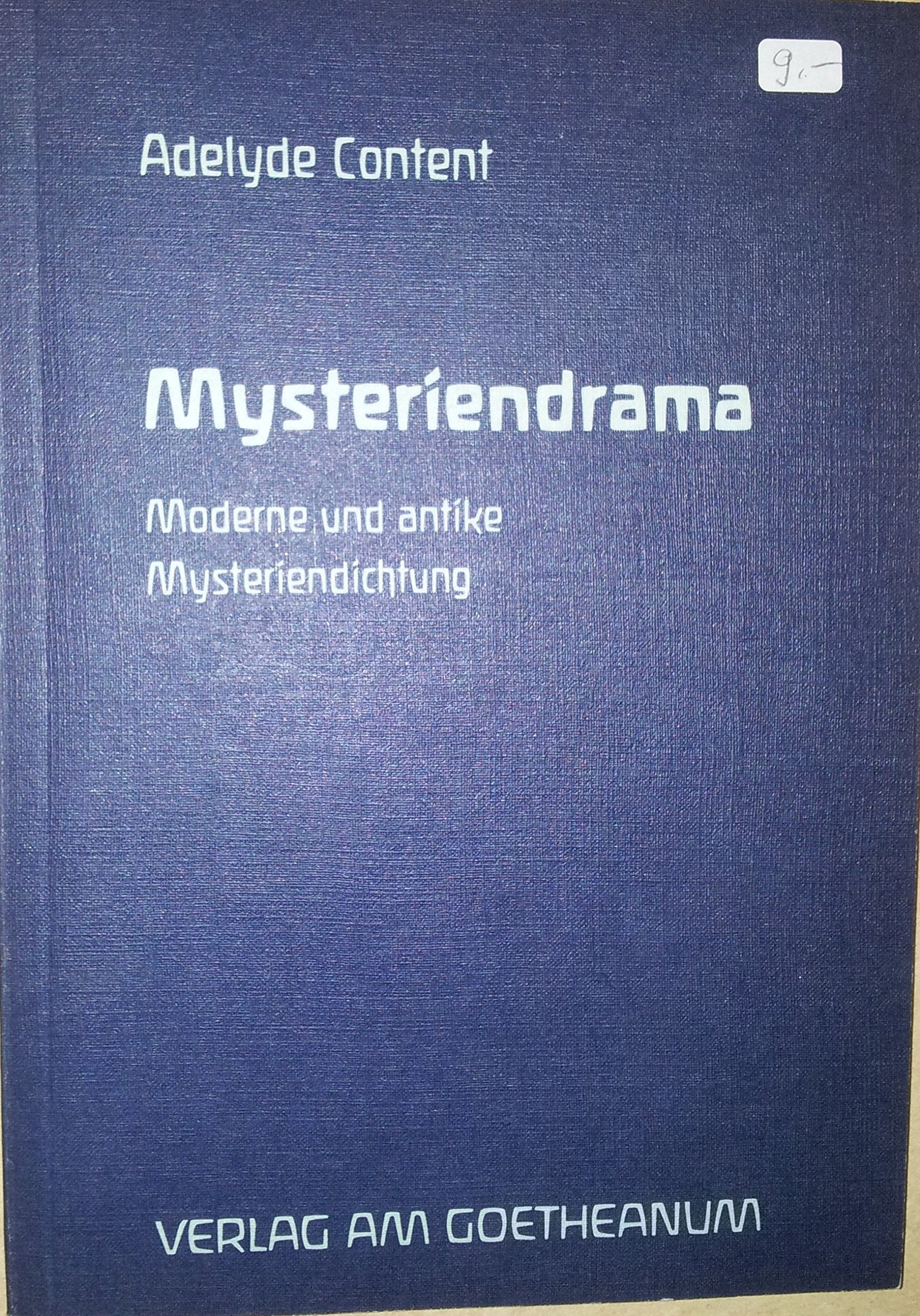 Mysteriendrama: Moderne und antike Mysteriendichtung Books