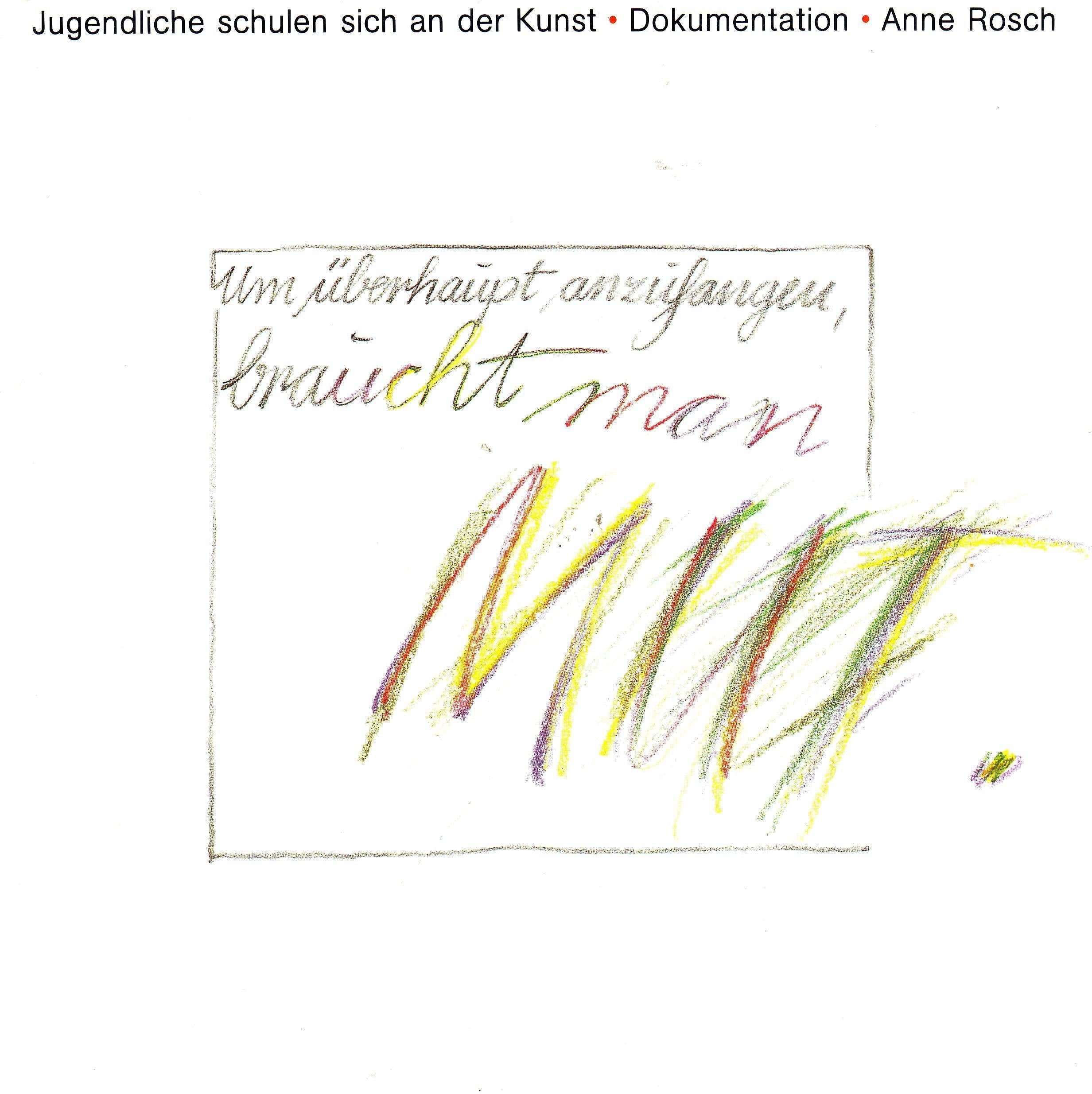 Um überhaupt anzufangen, braucht man Mut. Jugendliche schulen sich an der Kunst. Dokumentation Film, Art & Culture
