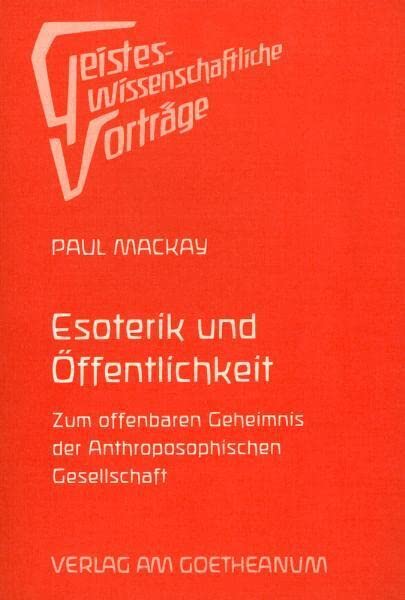 Esoterik und Öffentlichkeit. Zum offenbaren Geheimnis der Anthroposophischen Gesellschaft Health, Nutrition & Fitness