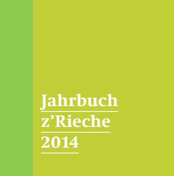 Product Image: Jahrbuch z’Rieche 2014