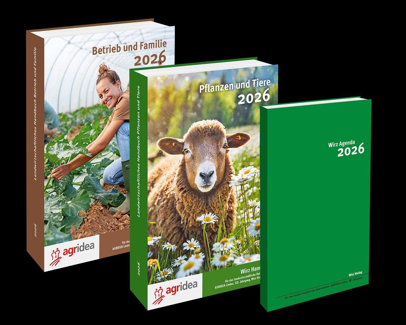 Wirz 2026 / Wirz Set, bestehend aus beiden Handbüchern und Agenda Business, Finance & Career