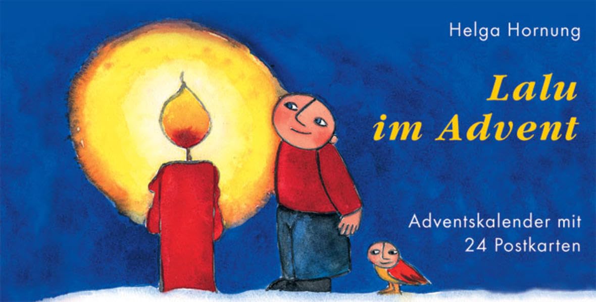 Lalu im Advent: Adventskalender mit 24 Postkarten Calendars