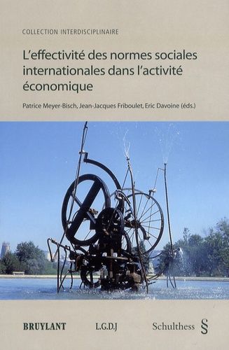 Effectivité des normes sociales internationales book
