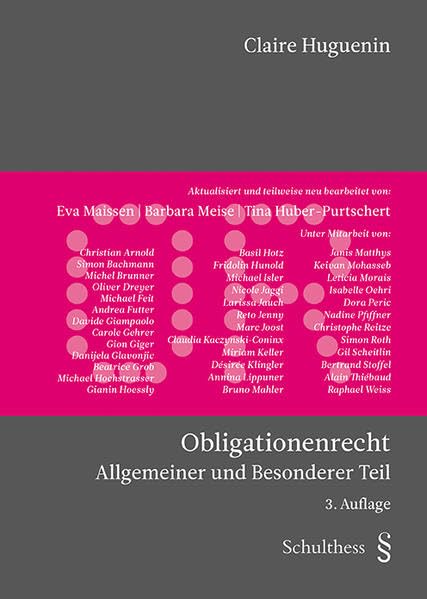 Obligationenrecht (PrintPlu§): Allgemeiner und Besonderer Teil Law