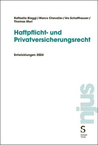 Haftpflicht- und Privatversicherungsrecht Law