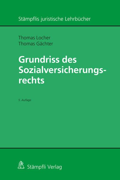 Grundriss des Sozialversicherungsrechts Law