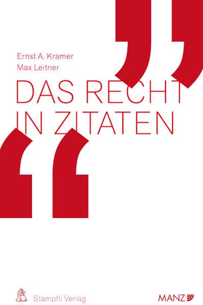 Das Recht in Zitaten Law Books
