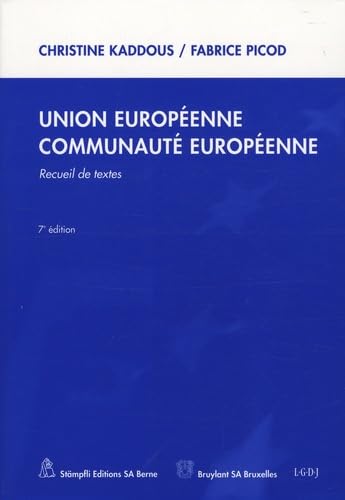 Union européenne, communauté européenne book