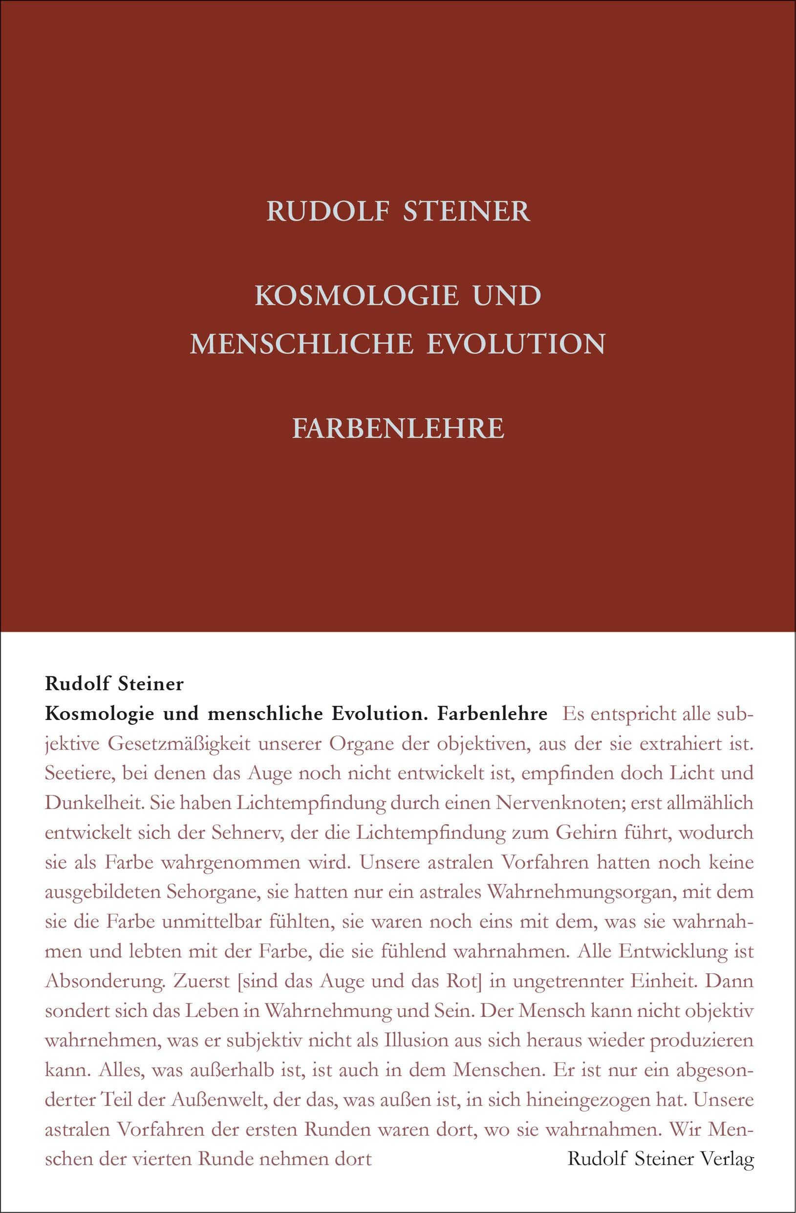 Kosmologie und menschliche Evolution. Farbenlehre Health, Nutrition & Fitness