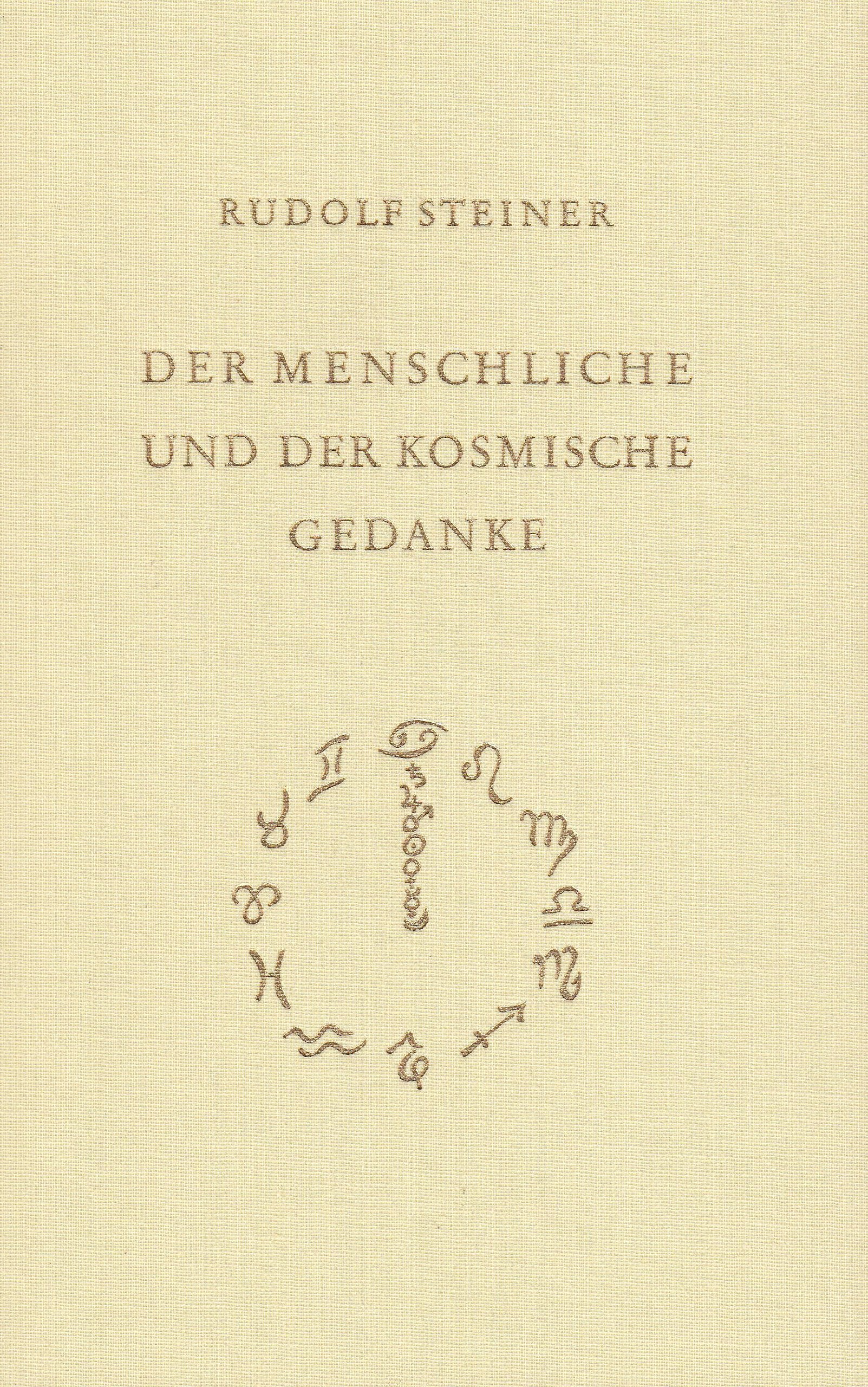 Product Image: Der menschliche und der kosmische Gedanke