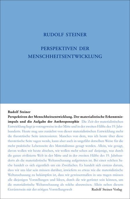 Perspektiven der Menschheitsentwickelung. Der materialistische Erkenntnisimpuls und die Aufgabe der Anthroposophie: Siebzehn Vorträge, Dornach 1921 ... Gesamtausgabe: Schriften und Vorträge) Health, Nutrition & Fitness