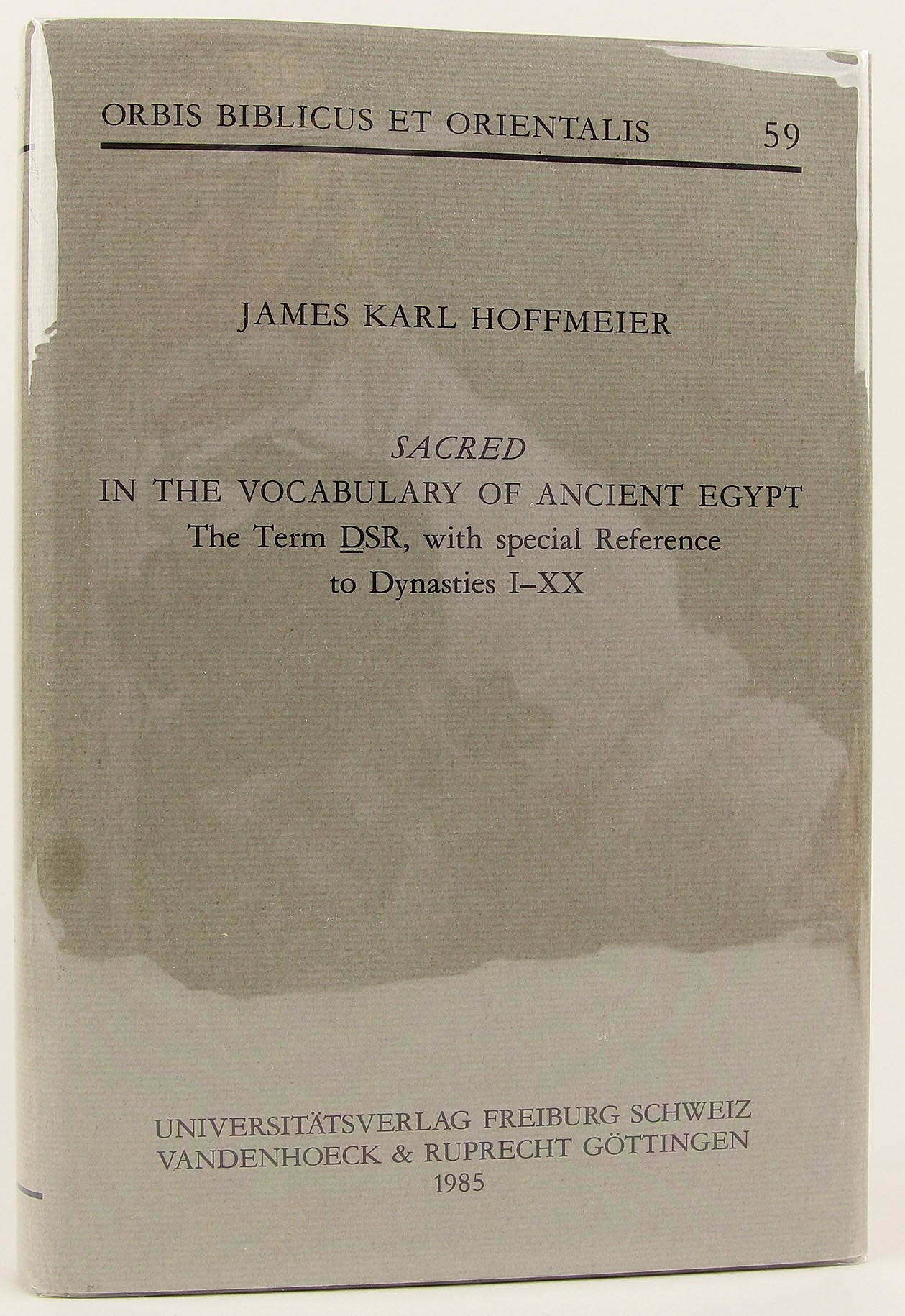 Sacred in the vocabulary of ancient egypt Books