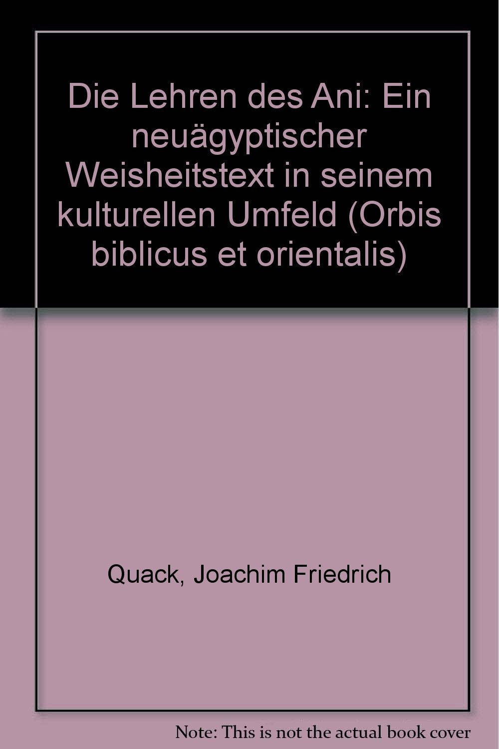 Die Lehren des Ani: Ein neuägyptischer Weisheitstext in seinem kulturellen Umfeld: Ein Neuagyptischer Weisheitstext in Seinem Kulturellen Umfeld (Orbis Biblicus et Orientalis, Band 141) Politics & History