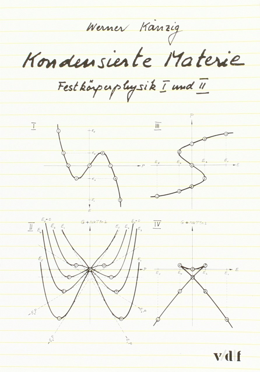 Kondensierte Materie: Festkörperphysik I + II Natural Sciences