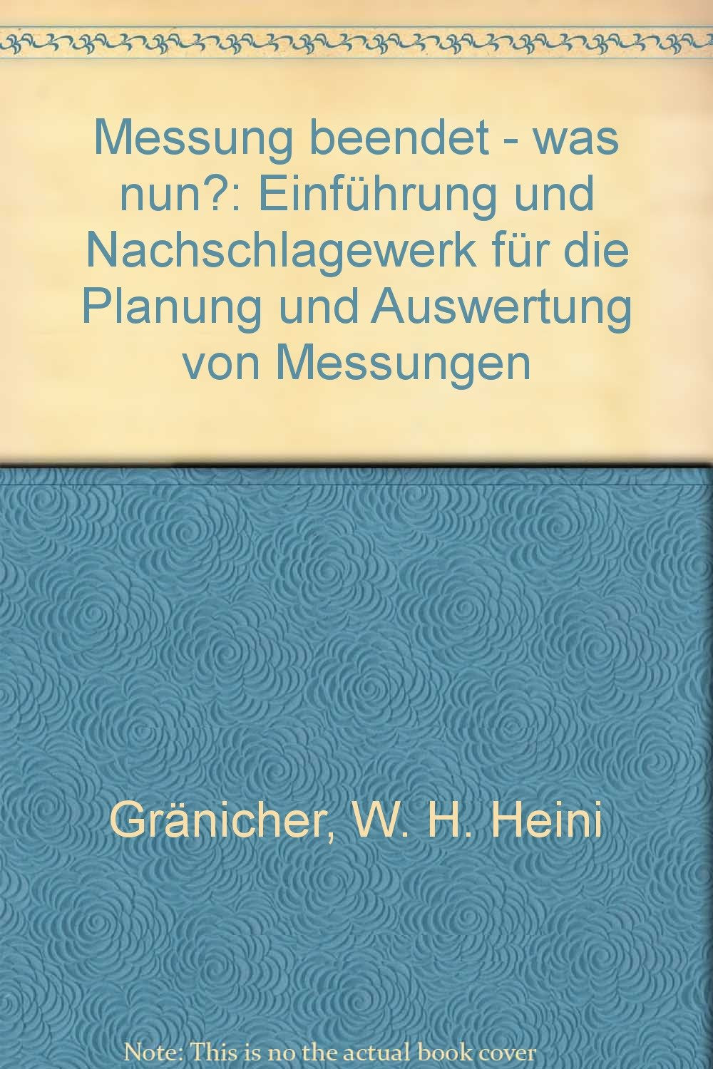 Messung beendet - was nun? Mathematics Books